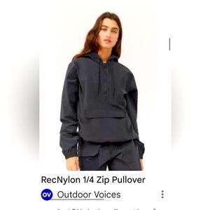Outdoor Voices Nylon Windbreaker